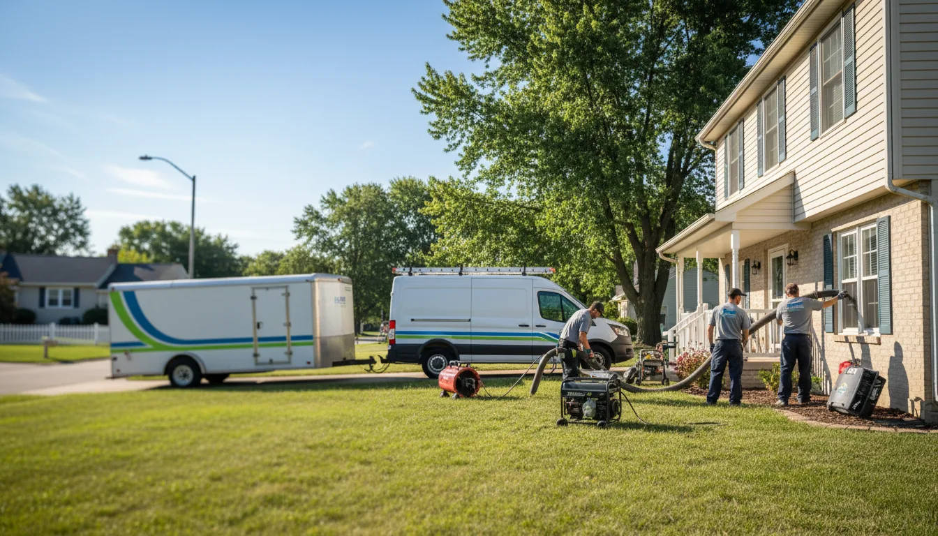 Flooded Basement Restoration And Cleanup With Repair in Hockingport, OH near me